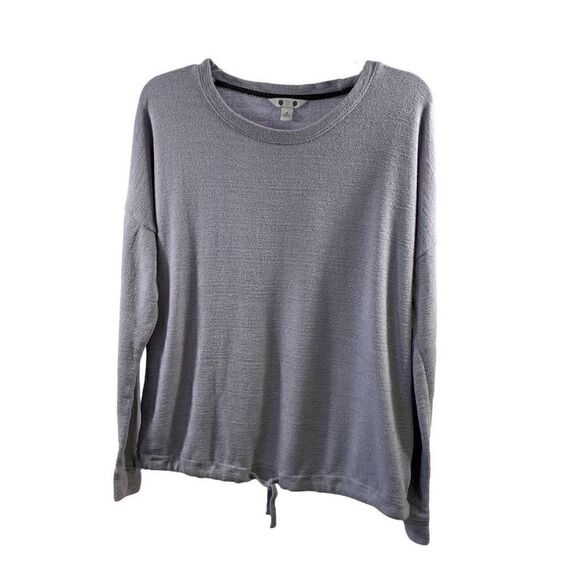 Three Dots Gray Purplish Teddy Sweatshirt Size M - Picture 1 of 11